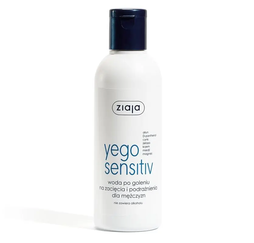 ZIAJA YEGO SENSITIV Aftershave-Wasser bei Schnittwunden und Reizungen für Männer 200 ml Sichere Zahlung