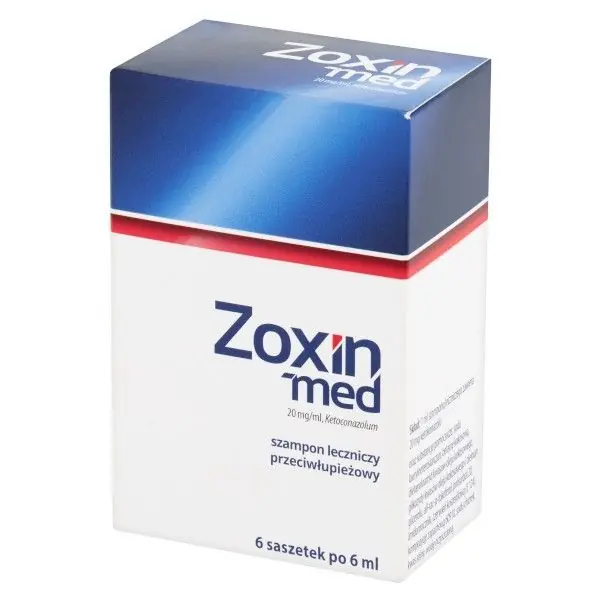 ZOXIN-MED medizinisches Shampoo 0,02 g/ml 6 Beutel Top-Preis