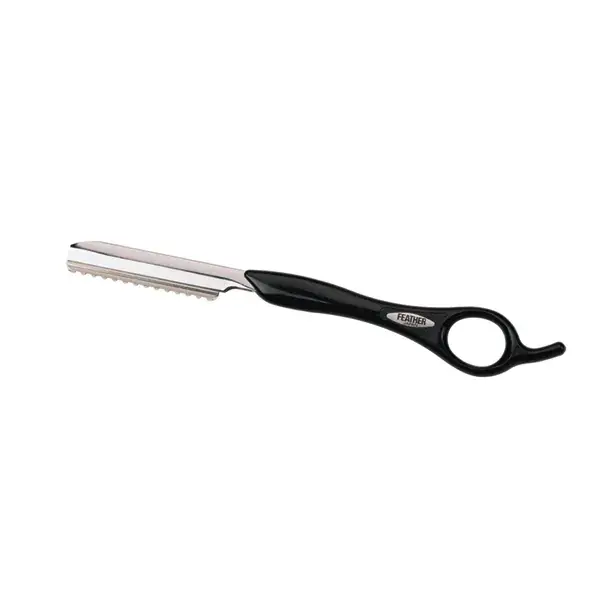 Neuheit Feather Razor Rasiermesser schwarz