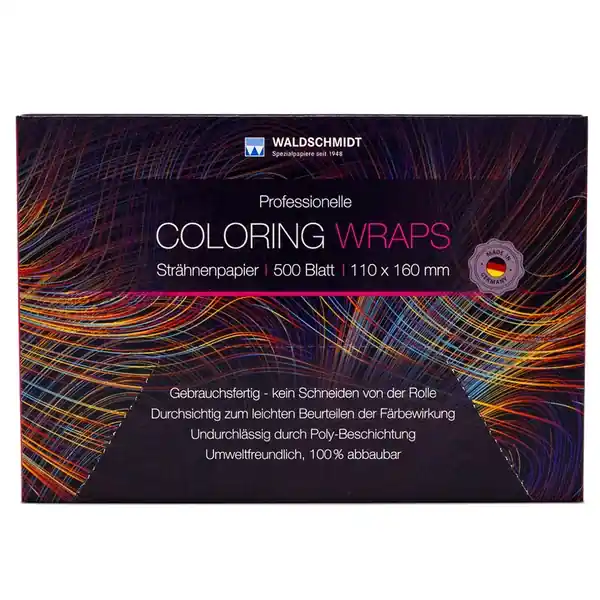 Neuheit Waldschmidt Coloring Wraps Strähnenpapier 110x160 mm