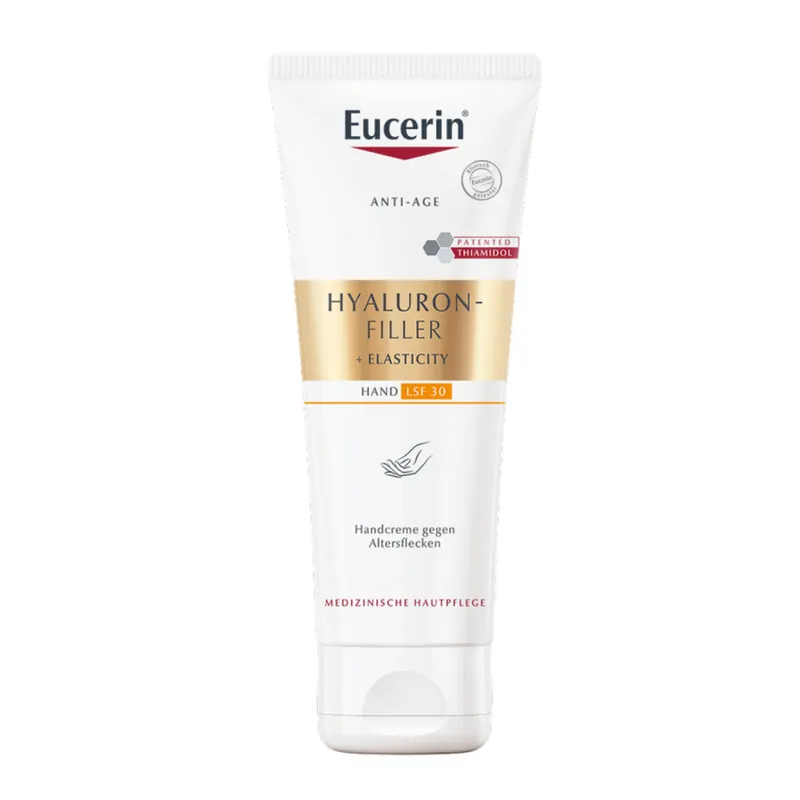 Eucerin Hyaluron-Filler + Elasticity Handcreme gegen Altersflecken LSF 30 Jetzt Bestellen