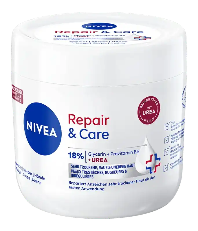 Neuheit Nivea Repair and Intensive Creme