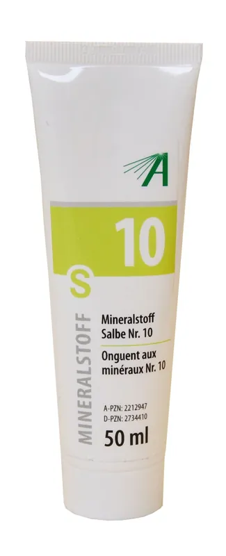Schüßler Mineralstoff Salbe Nr. 10 Neue Ware