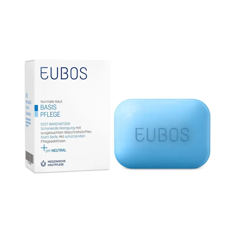 Neue Kollektion Eubos Basispflege Fest Waschstück blau