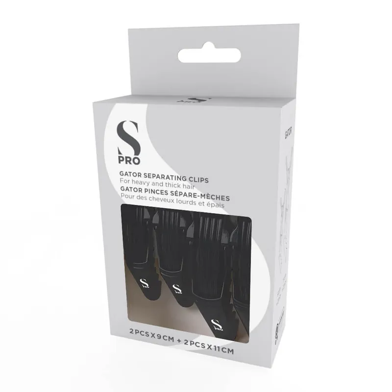 Markenprodukt S-PRO Strong Mix Abteilklammern Schwarz 4St.
