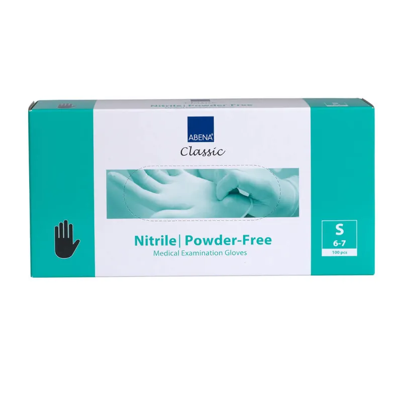 Abena Gloves Nitrile Black S 100Pcs/290482 Sale