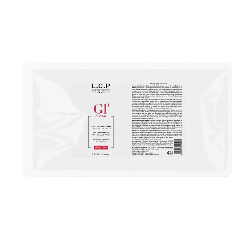 Heißes Angebot L.C.P Professionnel Paris Global+ Kollagenblatt mit Kaviarextrakt