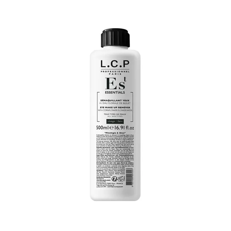 L.C.P Professionnel Paris Essentials Augen-Make-up-Entferner mit Veilchenblütenwasser 500ml Neue Ware