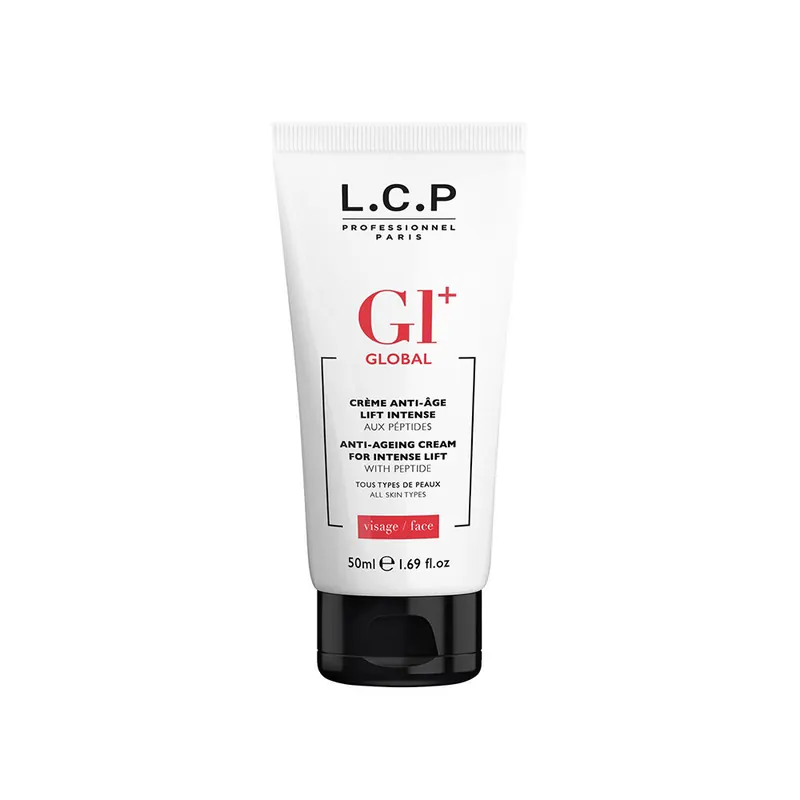 Begrenztes Angebot L.C.P Professionnel Paris Global+ Anti-Aging Creme mit Peptiden für intensives Lifting. 50ml
