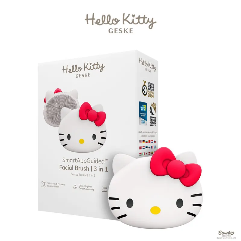 GESKE Hello Kitty Gesichtsreinigungsbürste | 3 in 1 Schneller Versand