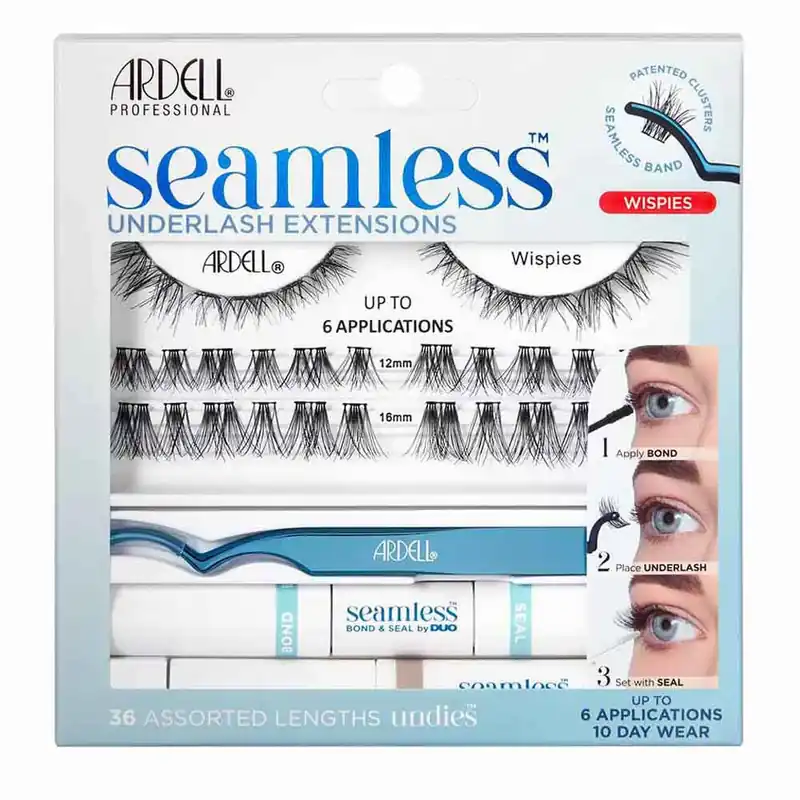 Ardell Lashes Kit Seamless Wispies Kit Black Highlight