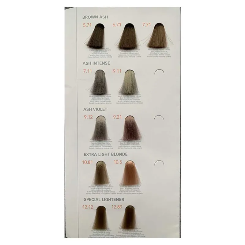 XP100 Intense Radiance Farbkarten-Einleger Neu Im Sortiment