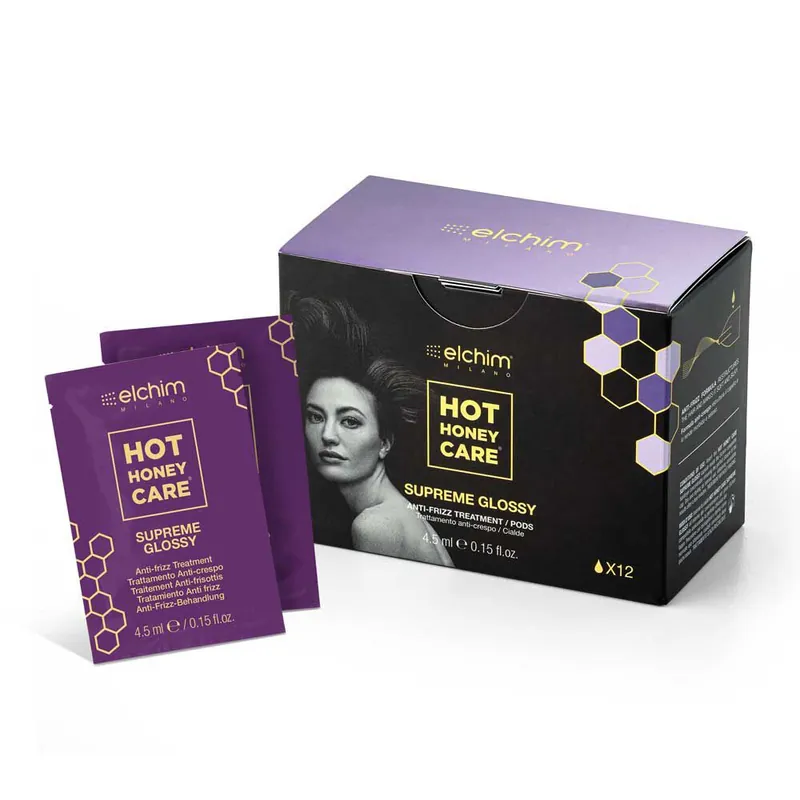 Elchim Hot Honey Care Supreme Glossy Behandlung Anti-Frizz-Formel x12 Neuheit