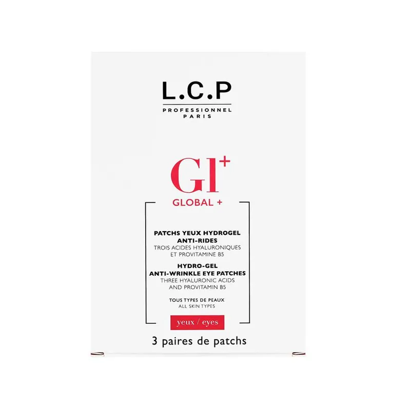 Bestseller L.C.P Professionnel Paris Anti-falten-hydrogel-augenpatches Gold x3