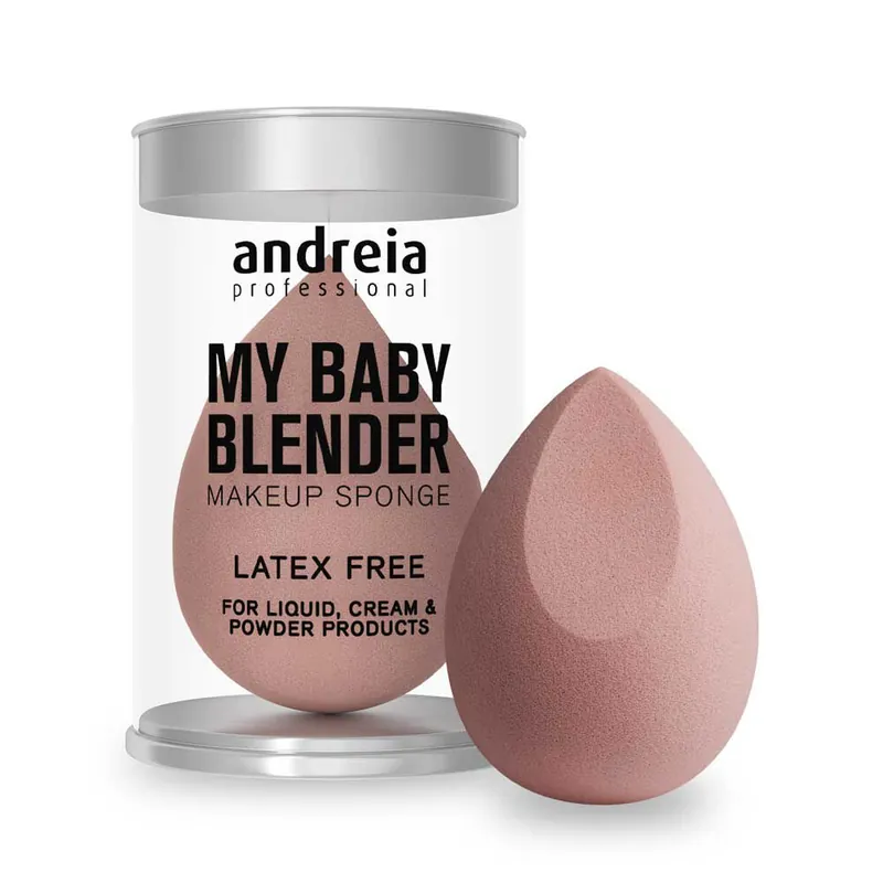 Solange Der Vorrat Reicht Andreia Professional Make-up-Schwamm - My Baby Blender Rosa