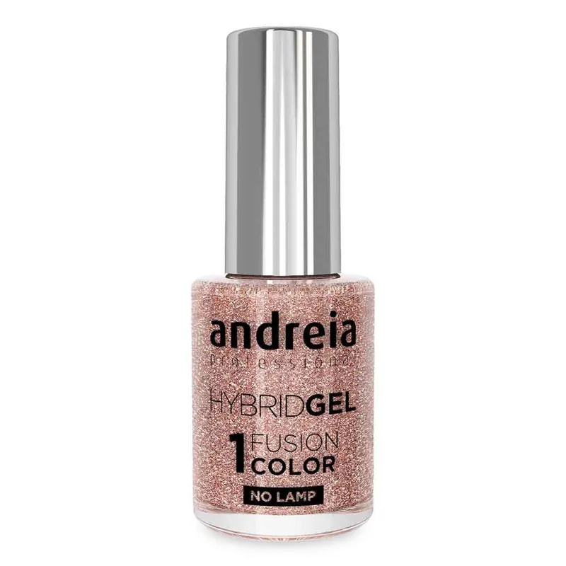 Preis Gesenkt Andreia Professional Hybrid-Fusion Color Gel Nagellack-I Do!-ID1 Pink, Silber und Goldglitzer. 10.5ml