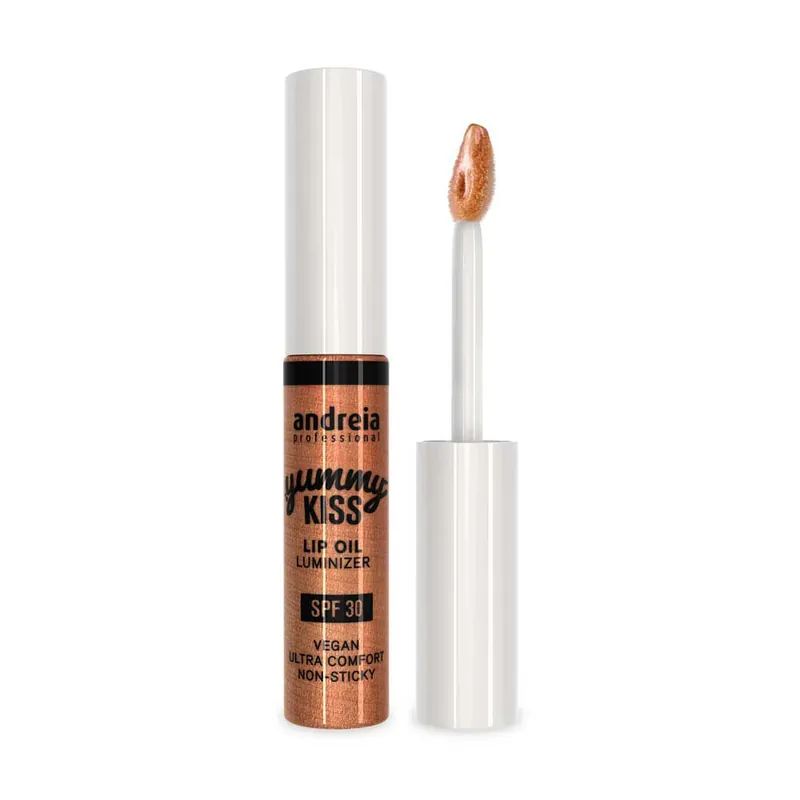 Andreia Professional Yummy Kiss Lippen Öl Luminizer SPF 30 - 01 Bronze Touch 7ml Geprüft